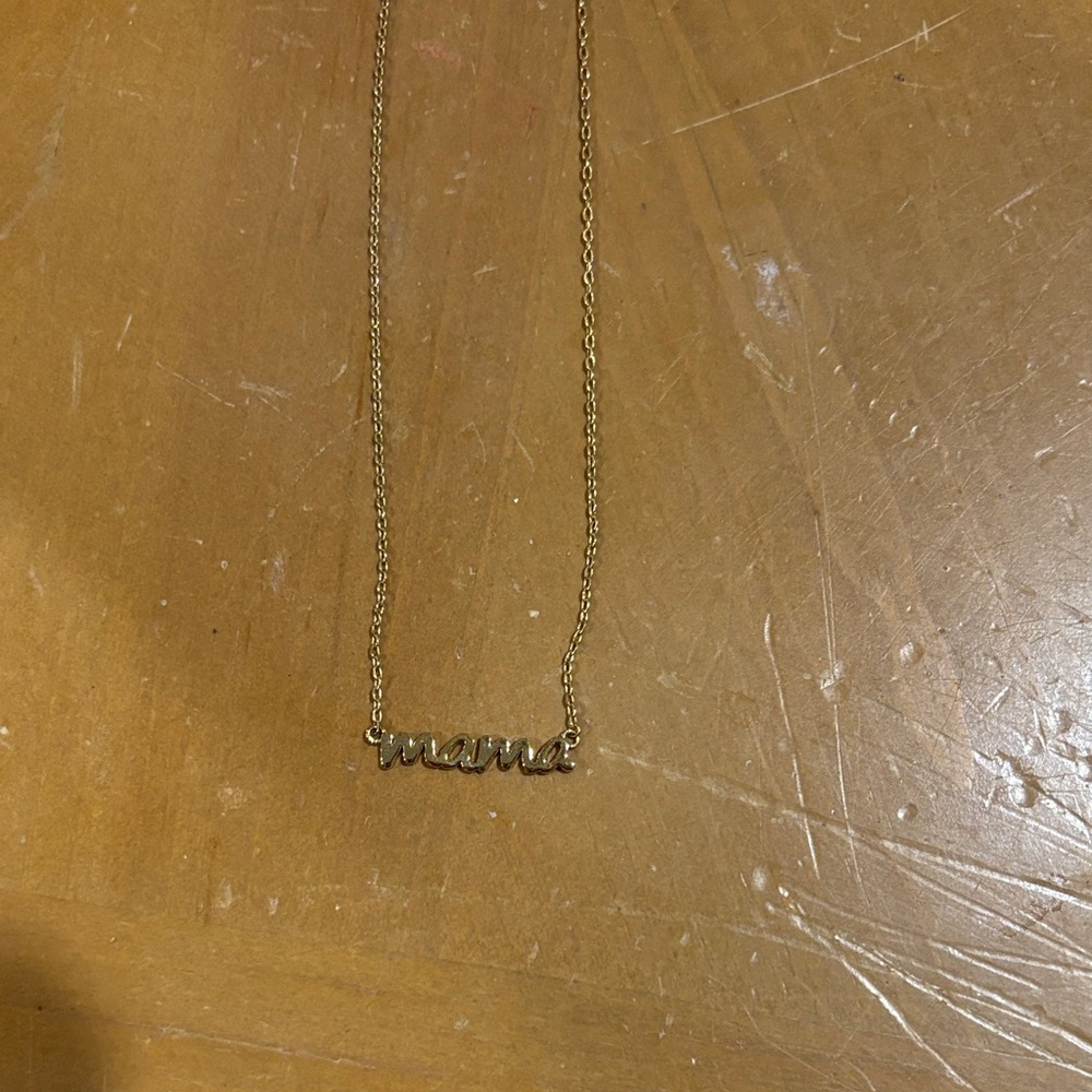 Gold 'Mama' Necklace